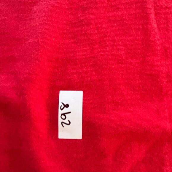 Vintage Russell Athletics Red USA Made Athletic Front Logo T-shirt‎ Spellout - Picture 7 of 7